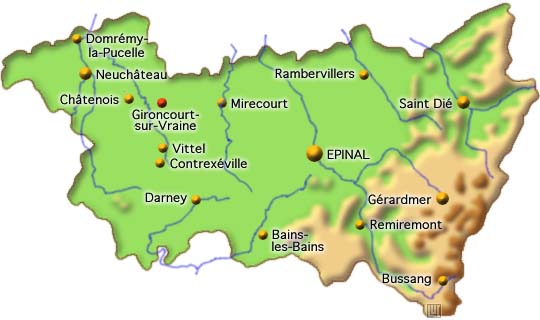 D&eacute;partement des Vosges